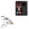 BoxWave Adapter Compatible with Energizer H67G - Micro SD Card miniReader, USB Type-C OTG Reader USB3.0 Adapter Keychain - Metallic Silver view 1