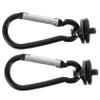 Hemobllo 2pcs Camera Strap Buckle Practical Strap Hook Black Hooks for Outdoor Photography view 1