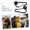 Hemobllo 2pcs Camera Strap Buckle Practical Strap Hook Black Hooks for Outdoor Photography view 2