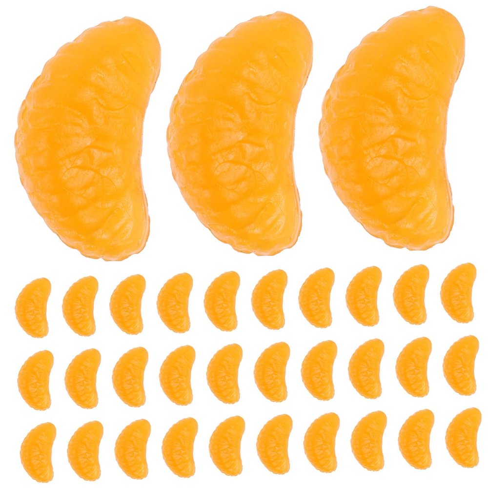 ORFOFE 100pcs Mini Charms for Crafts PVC Fruit Model for Hair Clips Phone Cases and Accessories Realistic Decorative Supplies for Handmade Projects