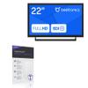 BoxWave Screen Protector Compatible with Beetronics 22SDI7M - ClearTouch ImpactShield (2-Pack), Impenetrable Screen Protector Flexible Film view 1