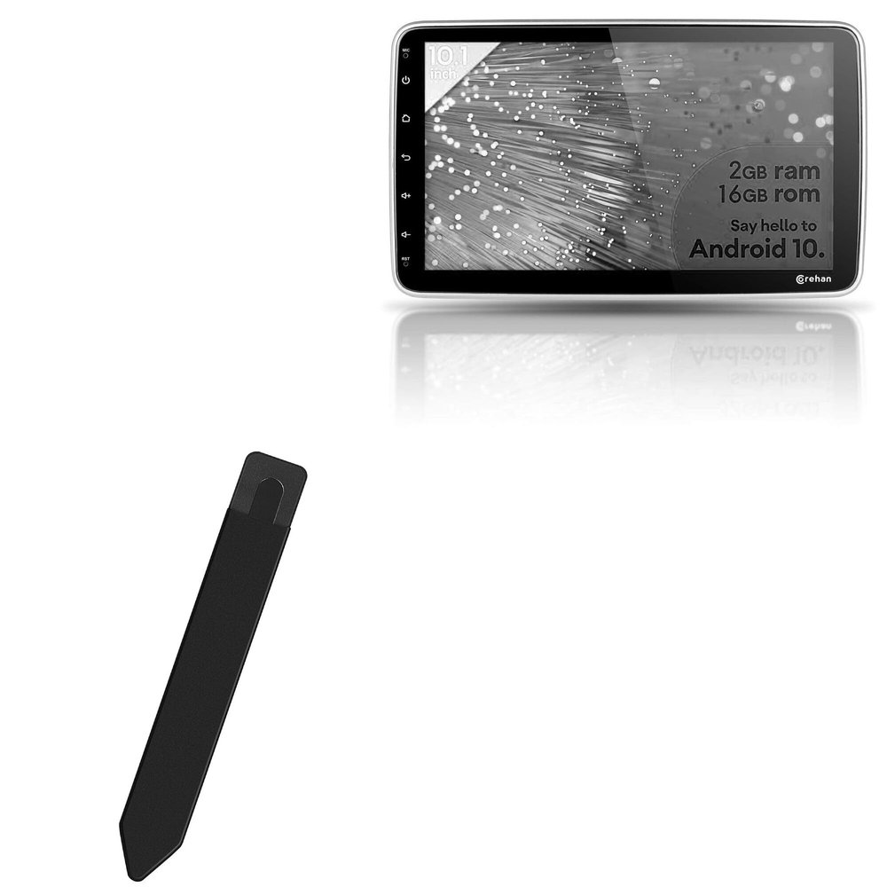 BoxWave Stylus Pouch Compatible with Corehan CDI-CS-JD-AN-05 (2/32) - Stylus PortaPouch, Pen Stylii Holder Carrier Portable Self-Adhesive - Jet Black