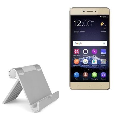 BoxWave Stand and Mount Compatible with QMobile King Kong Max - VersaView Aluminum Stand, Portable, Multi Angle Viewing Sturdy