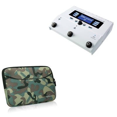 BoxWave Case Compatible with TC Helicon Play - Camouflage Suit with Pocket, Neoprene Camo Suit Zipper Pocket for Storage