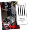 ETHZZLE 12pcs Cable Straps Hook and Loop for Bike Rack Wire Management and Cord Organization view 3