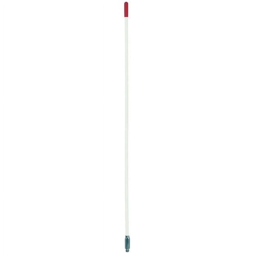 212 Main 4 ft. Fiberglass CB Antenna with 0.38 x 24 inches Threads - White