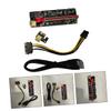 OSALADI 1 Set Adapter Cable Pci Express Riser Pci Express Extender Pcie Riser Pci-e Card Adapter Computer Adapter Pci Express Extension Adapter Graphics Card 16x Gpu Red view 2