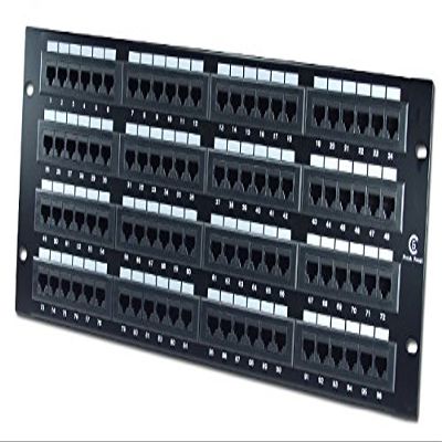 212 Main 96 Port 350 MHz CAT5e & RJ45 110 Block Patch Panel