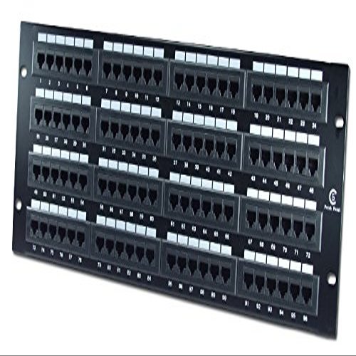 212 Main 96 Port 350 MHz CAT5e & RJ45 110 Block Patch Panel