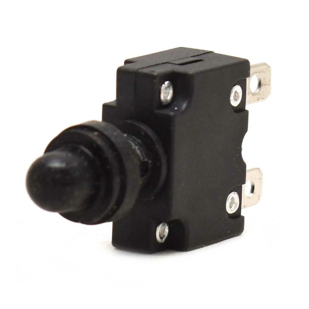 DirectNine Basics Carling Boat Push-to-Reset Circuit Breaker | w/Boot 10A 125-250 VAC