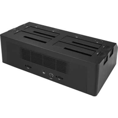 212 Main 4 Bay SATA Hard Disk Drive Docking Station 2.5-3.5 in.