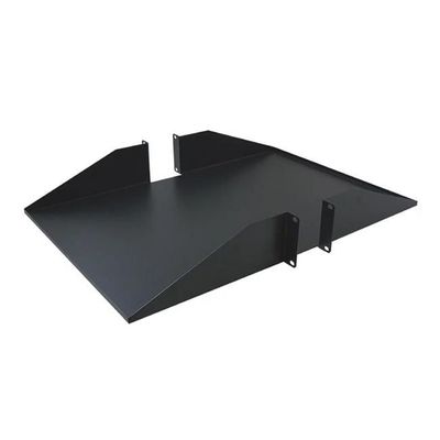 212 Main Black Steel Double Sided 2U Rack Mount Cantilever Shelf for 19 in. Network Equipment Rack