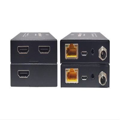 212 Main 4K 18Gbps HDMI Extender with Bi - Directional IR Over Single Cat5e - 6 up to 165 ft. Black