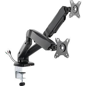 212 Main Mounting Arm for Monitor - Black - 2 Display Supported - 75 x 75 & 100 x 100 VESA Standard