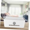 OSALADI Power Cord Storage Box Durable Cable Organizer for Home Hide Wires and Power Strips Multifunctional Design with Ventilation for Living Bedroom and Office White view 4