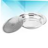LABRIMP Stainless Steel Dumpling Steamer Tray Double Layer Draining Plate for Home Use Round Design for Efficient Water Drainage and Easy Cleaning view 2