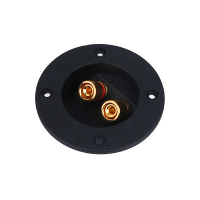 OSALADI Car Speaker Connectors Terminal Car Stereo Speaker Terminals Binding Post Round Spring Cup Connectors