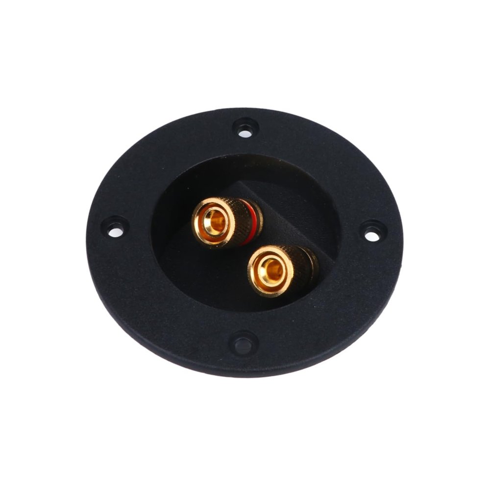 OSALADI Car Speaker Connectors Terminal Car Stereo Speaker Terminals Binding Post Round Spring Cup Connectors