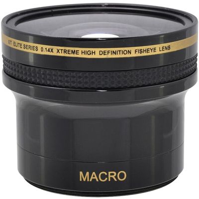 55MM HD .X14 FISHEYE Macro Lens for Panasonic Lumix DC-FZ80 (Size 55MM)