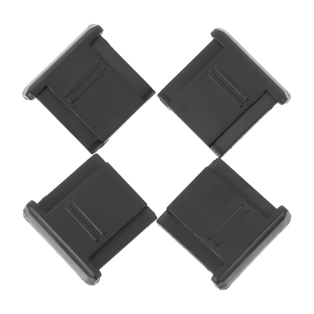 OSALADI 4pcs Hot Shoe Cover for Camera Protective Cap for Easy to Install Lightweight Design Multi-Interface Accessory Compatible Models