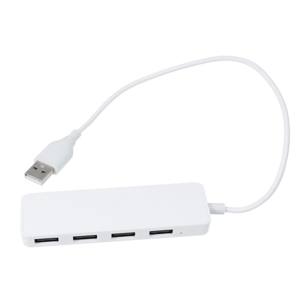 OSALADI High-Speed USB Port Hub Converter Multi-Interface Adapter for Laptop and Pc Slim Design and Play Supports Charging for Devices Simultaneously White