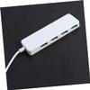OSALADI High-Speed USB Port Hub Converter Multi-Interface Adapter for Laptop and Pc Slim Design and Play Supports Charging for Devices Simultaneously White view 4