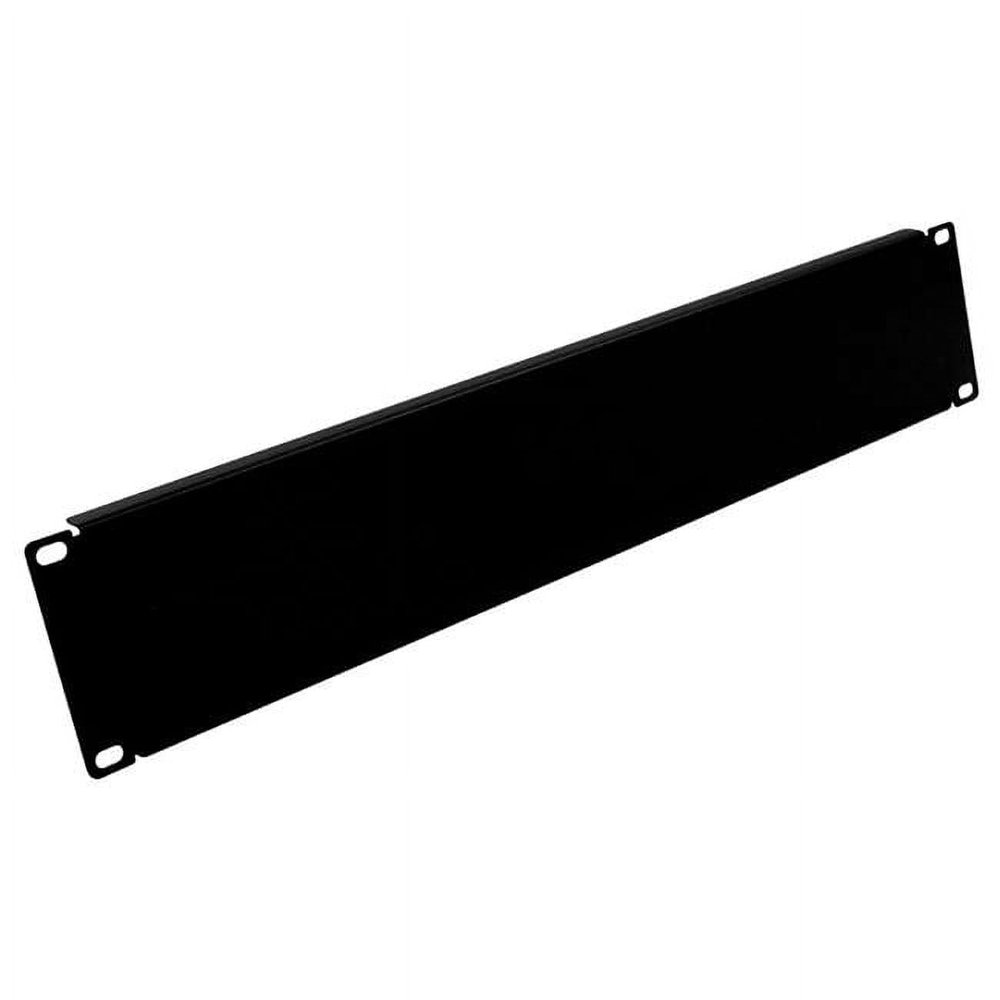 212 Main Steel 2U Blank Rack Mount Panel Spacer for 19 in. Server Network Rack Enclosure or Cabinet Black - Pack of 5