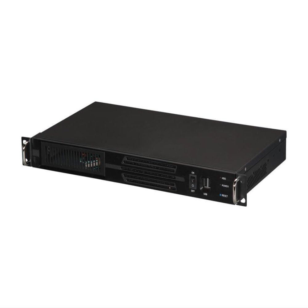 212 Main 1U Rackmount Server Case - 1 External Drive Bay Black