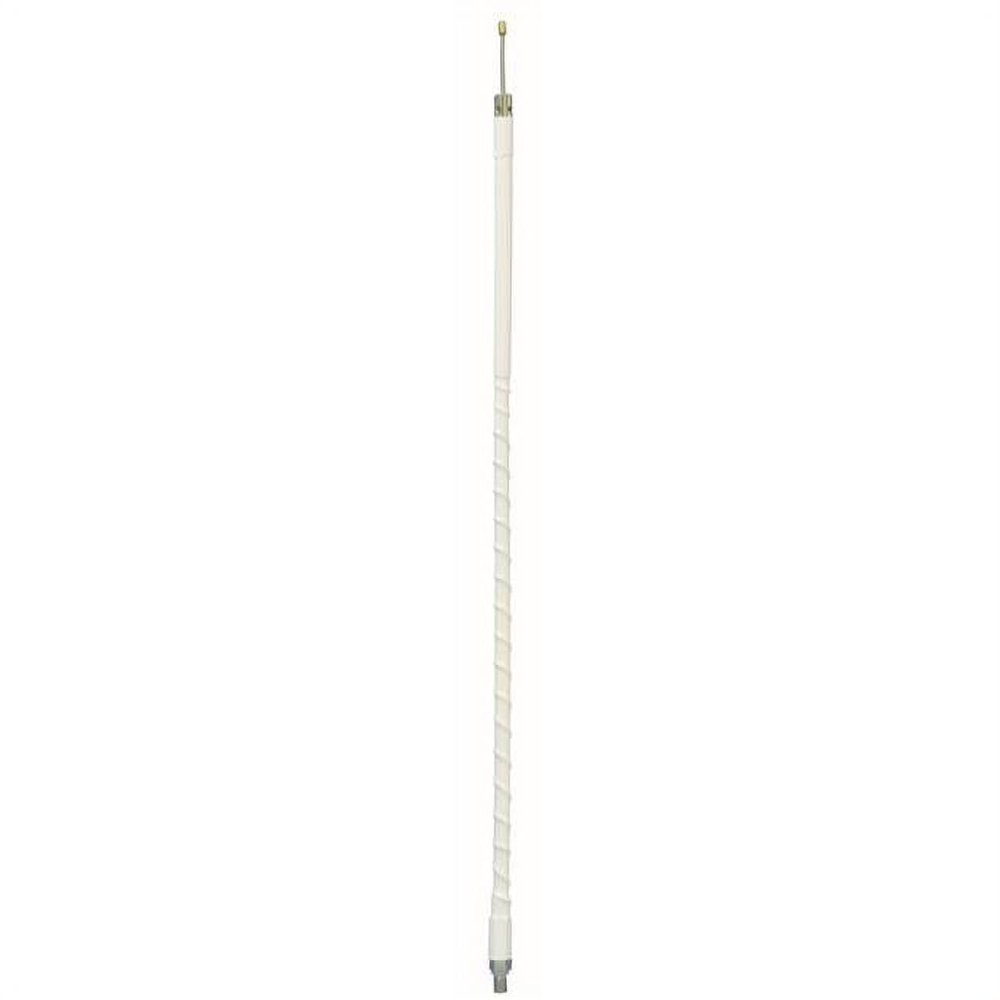 212 Main 1-000W 2 Foot Heavy Duty 0.38 Foot x 24 inches Tune-Able Tip CB Antenna - White
