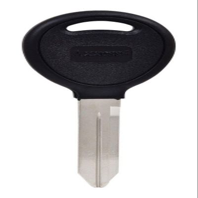 212 Main Key Krafter Automotive Blank 19R2 Double Sided Universal Key for Chrysler - Black & Silver (Pack of 5)