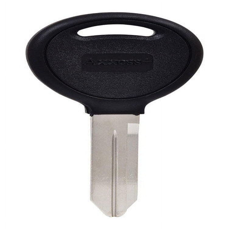 212 Main Key Krafter Automotive Blank 19R2 Double Sided Universal Key for Chrysler - Black & Silver (Pack of 5)