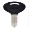 212 Main Key Krafter Automotive Blank 19R2 Double Sided Universal Key for Chrysler - Black & Silver (Pack of 5) view 1