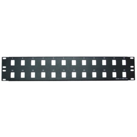 212 Main Keystone Patch Panel - Black