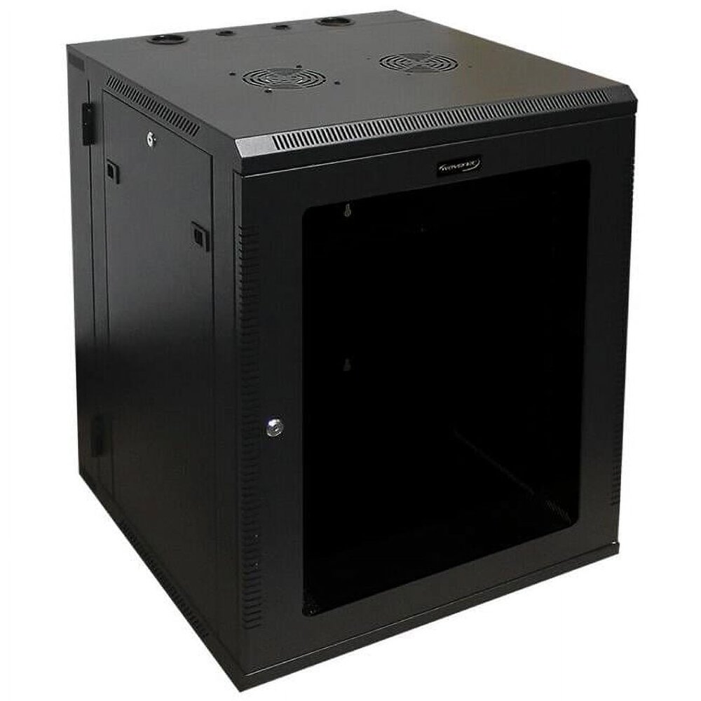 212 Main 24 in. 15U Server Wall Mount Cabinet Black