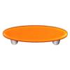 212 Main Glass Cabinet Pull - Pumpkin Orange view 1