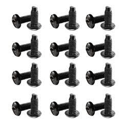 Cmple 2095-N 10-32 x 0.5 in. Rack Mounting Screws Black Oxide - Pack of 25
