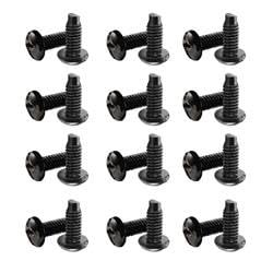Cmple 2095-N 10-32 x 0.5 in. Rack Mounting Screws Black Oxide - Pack of 25