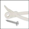 212 Main 11 inches Natural Mounting Hole Cable Tie - 50 lbs (Pack of 100) view 1