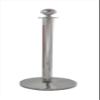212 Main 12 in. Domed Base Crown Mirror Stainless Steel Post with Crown Post Ring view 1
