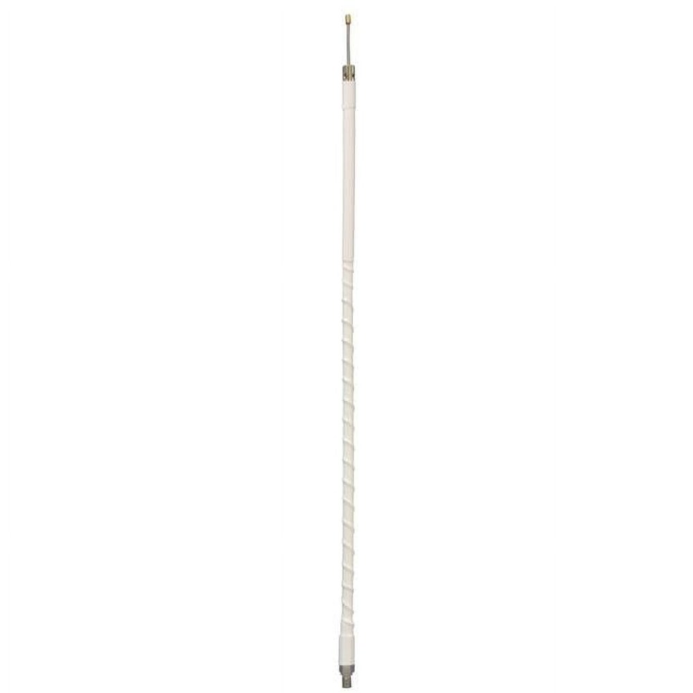 212 Main 1-000W 5 ft. Heavy Duty 0.38 ft. x 24 in. Tune-Able Tip CB Antenna - White