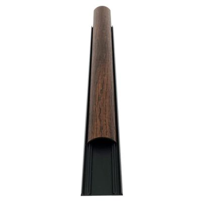 212 Main 60 in. Premium Cable Shield Floor Cord Cover Red Chestnut