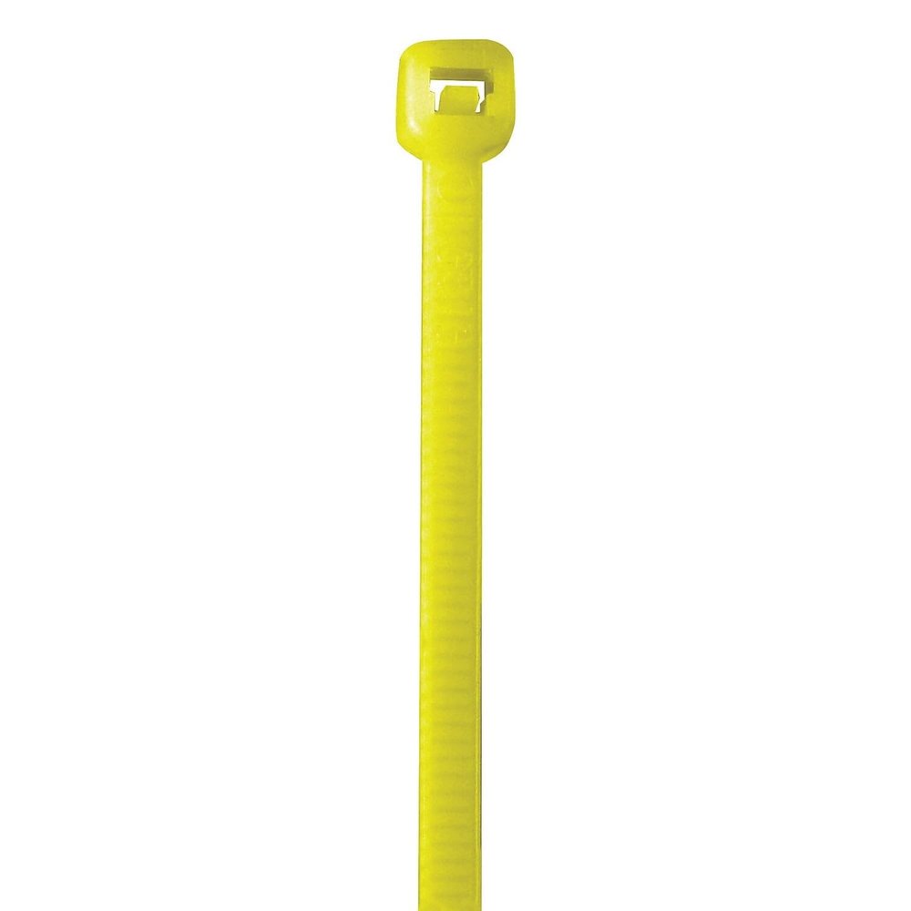 18 in. No.of 50 Fluorescent Yellow Cable Ties