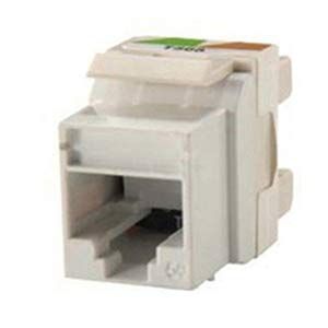 212 Main LC Duplex Standard Keystone Adapter Zirconia Ceramic White