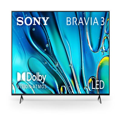 Sony 85-Inch Class 4K Ultra HD BRAVIA 3 LED Smart TV with Google TV, Dolby Vision HDR, and Exclusive Features for PlayStation5 (K-85S30)