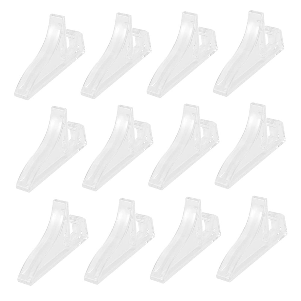 LALAFINA 12Pcs Bracket Base for Medal and Certificate Display Plastic