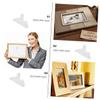 LALAFINA 12Pcs Bracket Base for Medal and Certificate Display Plastic view 3