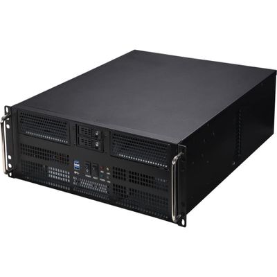 212 Main 5.25 in. 550-800W Server Case 2U Micro Redundant Rackmount Black