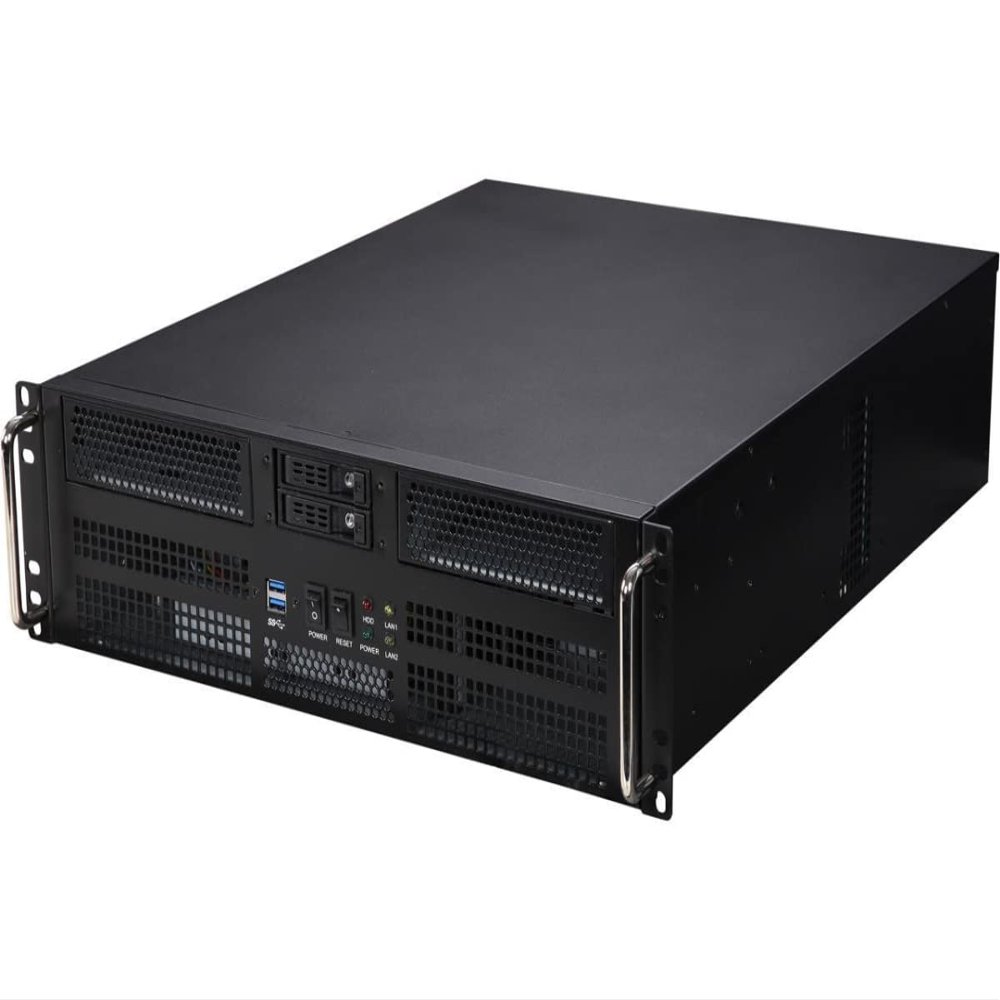 212 Main 5.25 in. 550-800W Server Case 2U Micro Redundant Rackmount Black