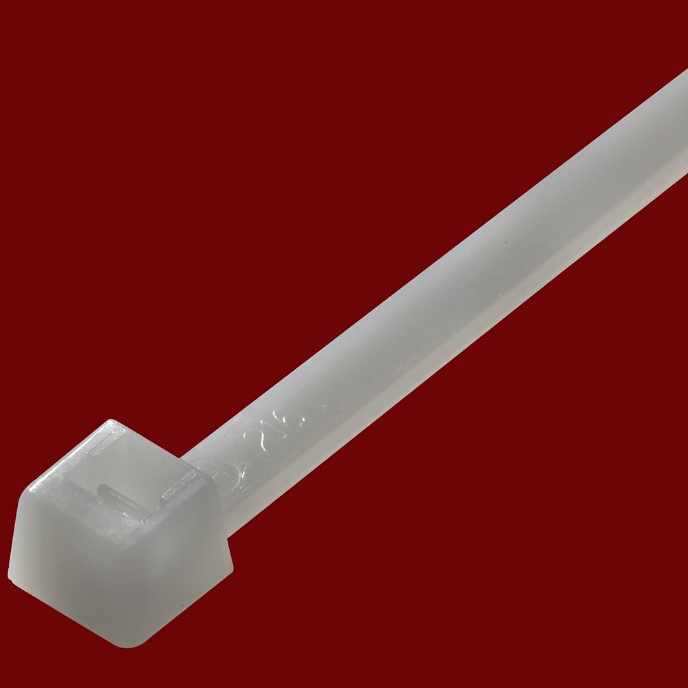 212 Main 8 in. 40 lbs Cable Tie Natural & White - 100 per Bag