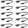 8 in. HDMI to DVI Adapter Black - Pack of 10 view 1